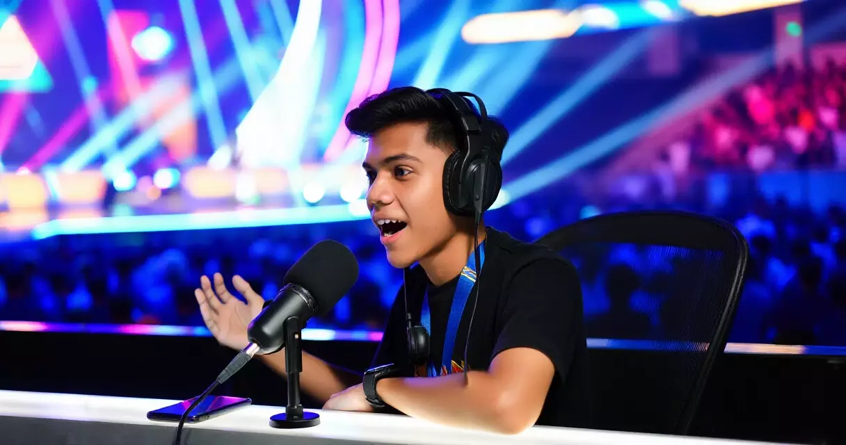 profile ng isang pinoy esports caster sa lokal na torneo