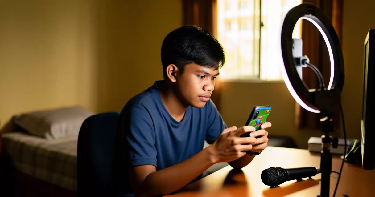 Mobile game narrators in the Philippines