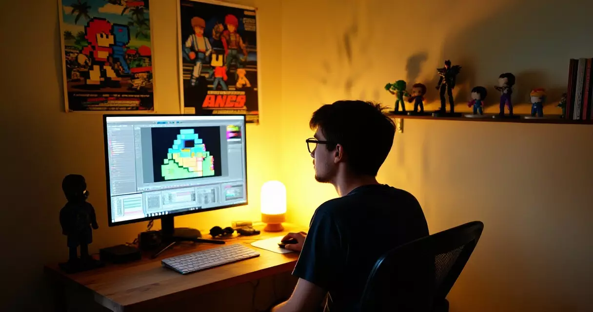 Lone Developer Retro Indie Game Steam 2026