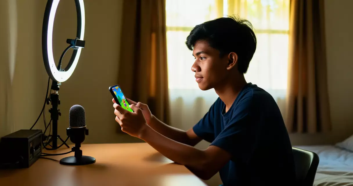 Mobile game narrators in the Philippines
